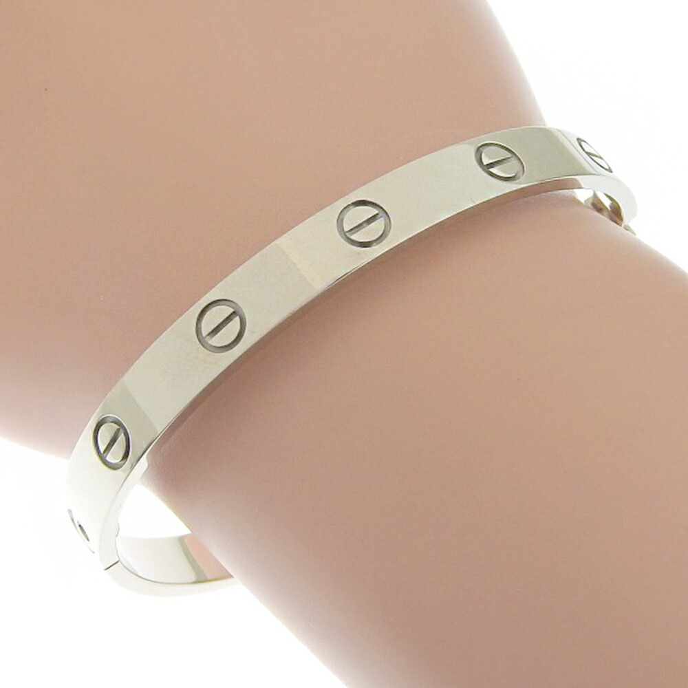 Cartier CARTIER Love Bracelet Bangle K18WG #17